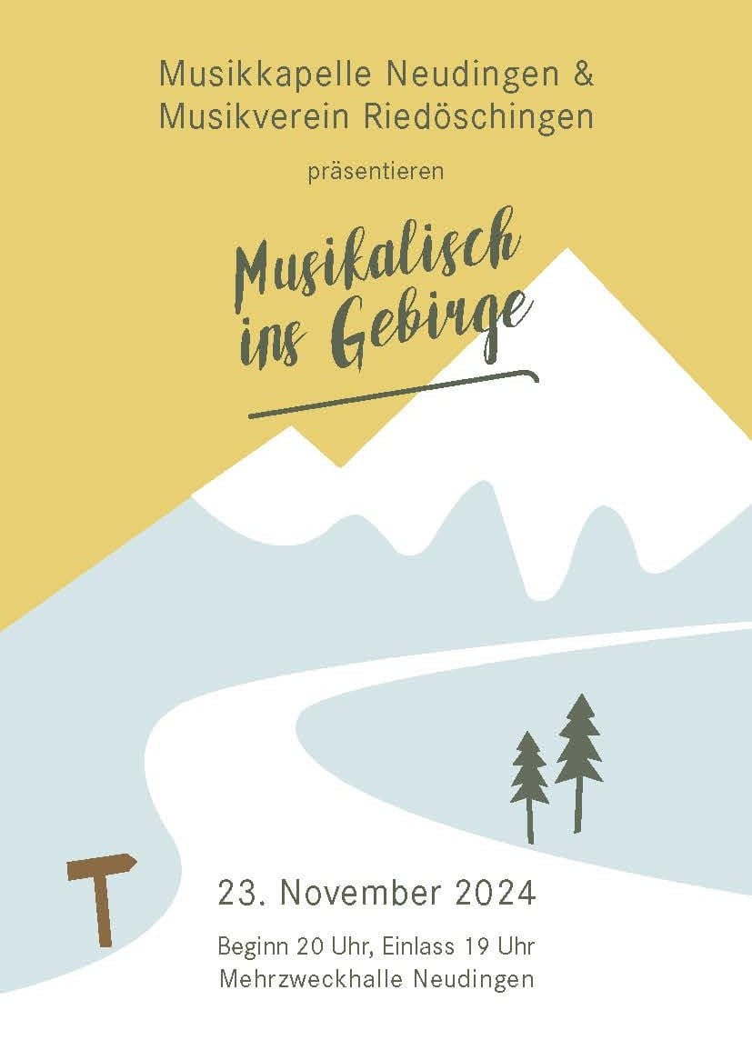 Musikalisch ins Gebirge - Jahreskonzert 2024